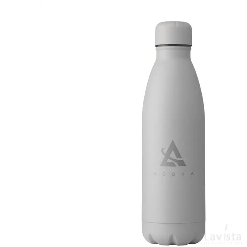 Topflask Premium Rcs Recycled Steel Drinkfles Lichtgrijs