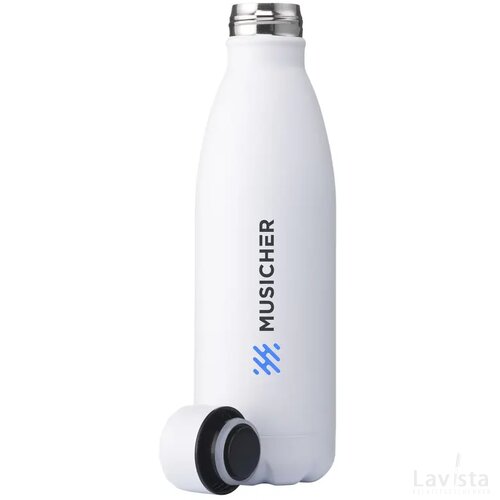 Topflask Premium Rcs Recycled Steel Drinkfles Wit