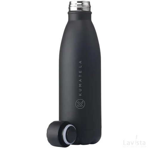 Topflask Premium Rcs Recycled Steel Drinkfles Zwart