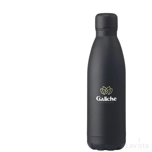 Topflask Premium Rcs Recycled Steel Drinkfles Zwart
