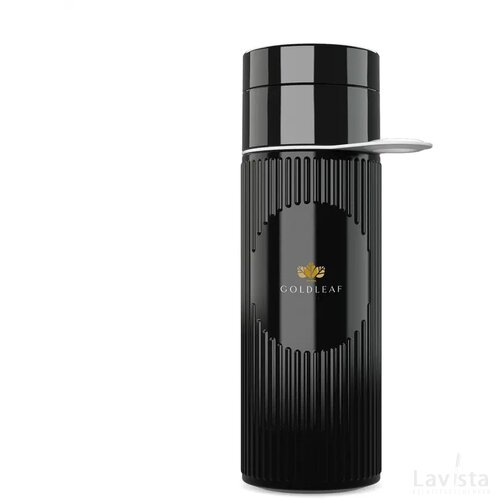 Join The Pipe Atlantis Ring Bottle Black 500 Ml Zwart/Wit