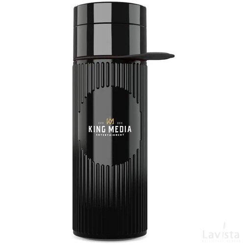 Join The Pipe Atlantis Ring Bottle Black 500 Ml Zwart/Zwart