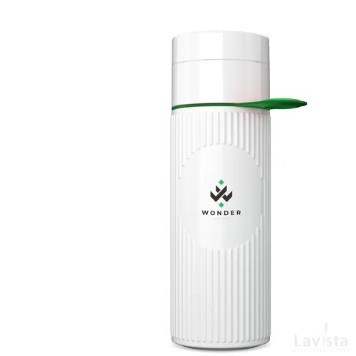 Join The Pipe Atlantis Ring Bottle White 500 Ml Wit/Donkergroen