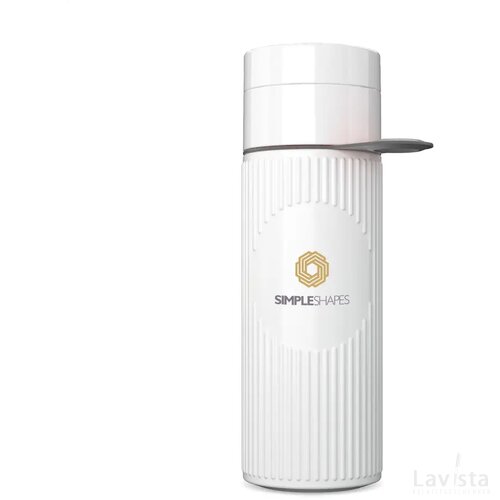 Join The Pipe Atlantis Ring Bottle White 500 Ml Wit/Grijs