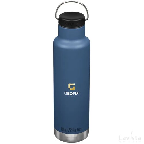 Klean Kanteen Classic Recycled Insulated Bottle 592 Ml Blauw