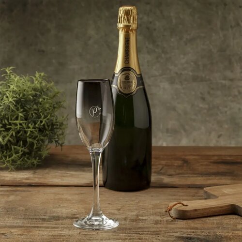 Smokey Champagneglas 180 Ml Transparant
