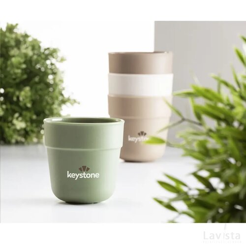 Be O Coffee Mug 220 Ml Koffiebeker Green Monstera