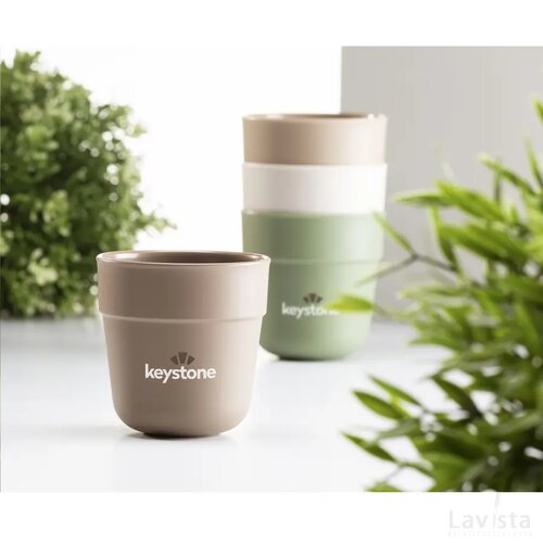Be O Coffee Mug 220 Ml Koffiebeker Brown Hibiscus