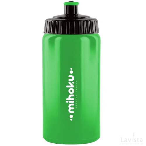 Sugarcane Bio Bidon 500 Ml Drinkfles Groen/Zwart