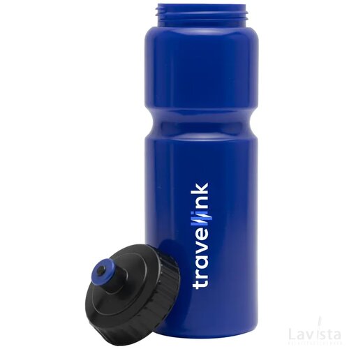 Sugarcane Bio Bidon 750 Ml Drinkfles Blauw/Zwart