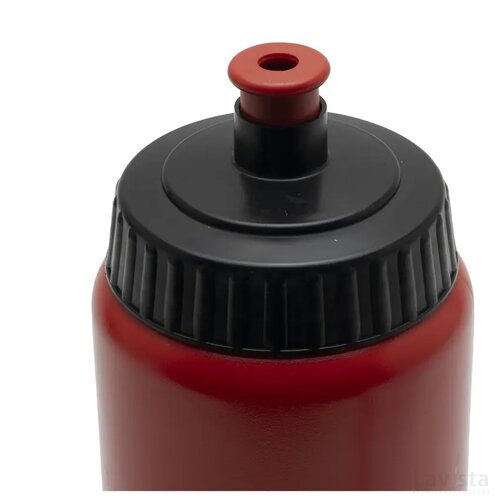 Sugarcane Bio Bidon 750 Ml Drinkfles Rood/Zwart