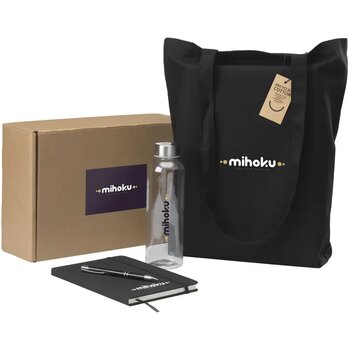 Merch Set Recycled Geschenkset Zwart