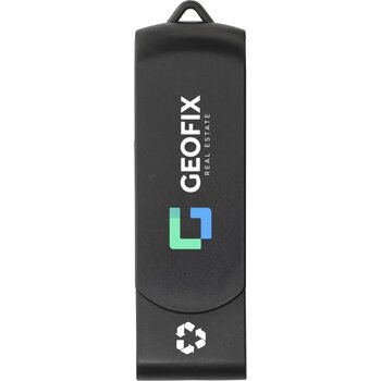 Usb Twist Recycle 16 Gb Zwart