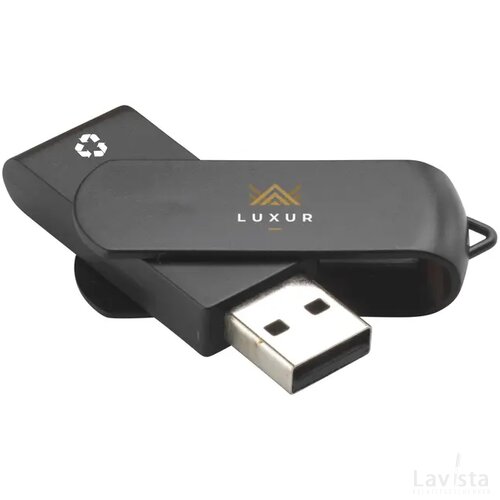 Usb Twist Recycle 16 Gb Zwart