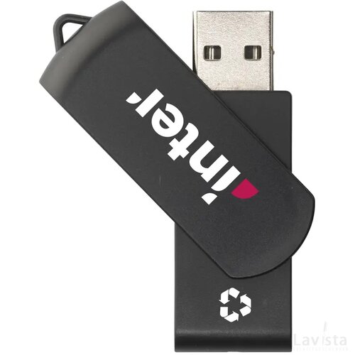 Usb Twist Recycle 32 Gb Zwart