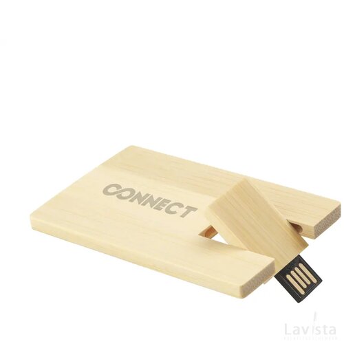 Creditcard Usb Bamboo 32 Gb Bamboe