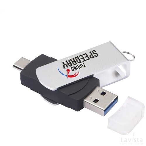 Usb Dual Connect 3.0 - Type-C 16 Gb Zwart