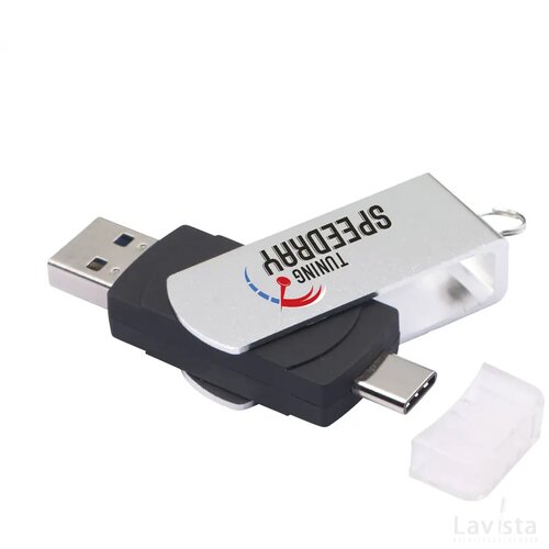 Usb Dual Connect 3.0 - Type-C 16 Gb Zwart