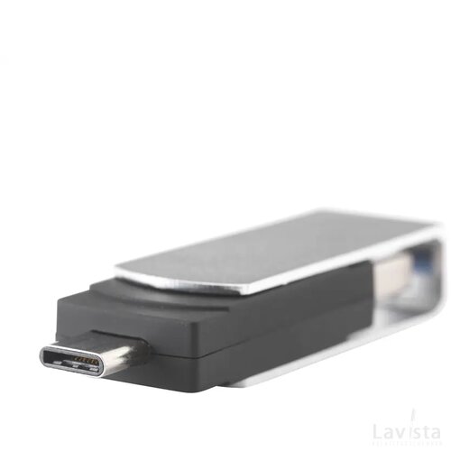 Usb Dual Connect 3.0 - Type-C 32 Gb Zwart