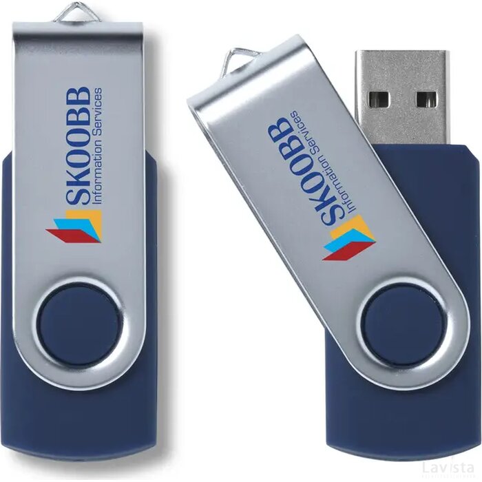 Usb Twist 16 Gb Blauw