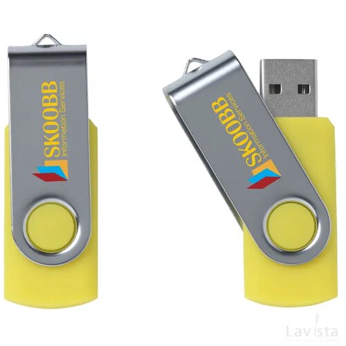 Usb Twist 16 Gb Geel
