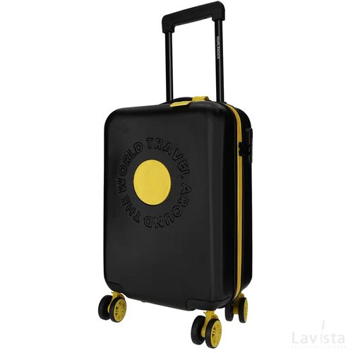 NORLÄNDER World Trolley Zwart/Geel