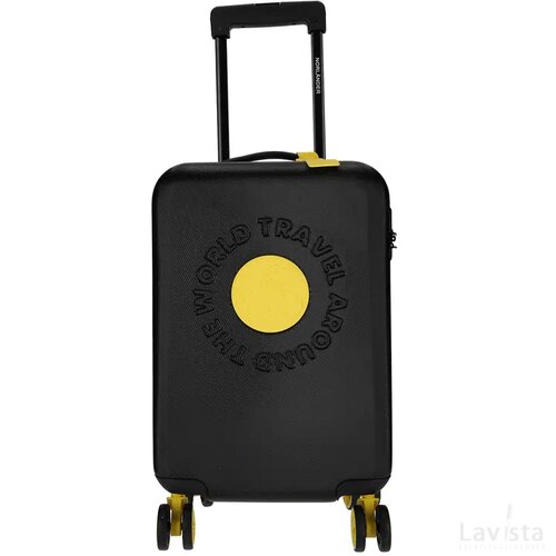 NORLÄNDER World Trolley Zwart/Geel