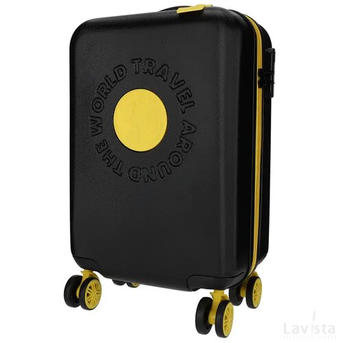 NORLÄNDER World Trolley Zwart/Geel