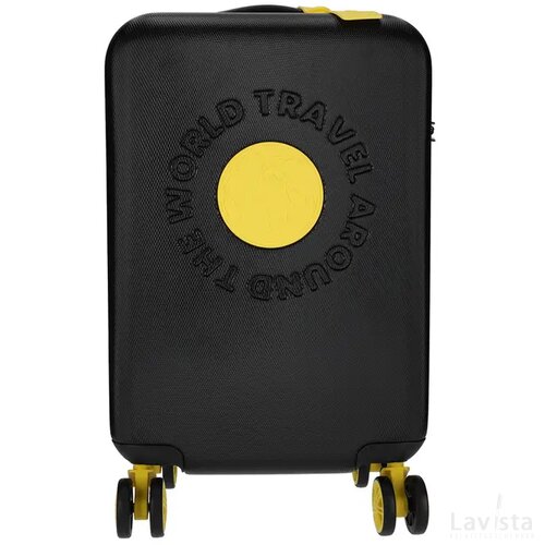 NORLÄNDER World Trolley Zwart/Geel