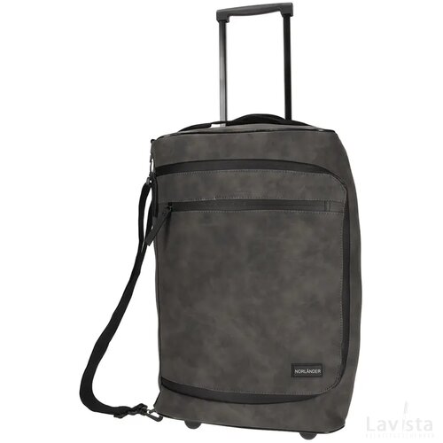 NORLÄNDER Nubuck Lyon Trolley Grijs