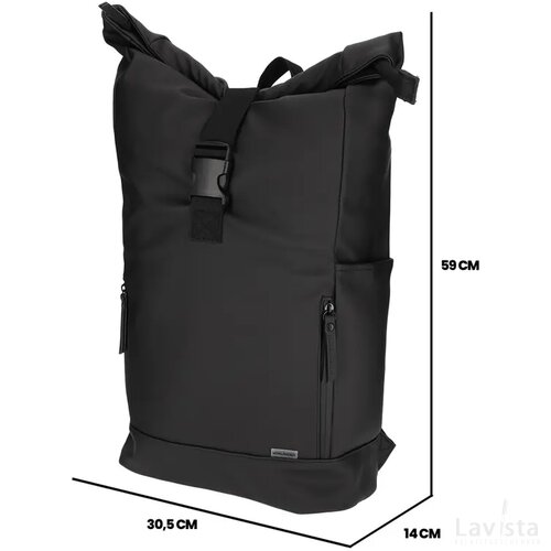 NORLÄNDER Dull PU Fiets Rugtas 2.0 Zwart