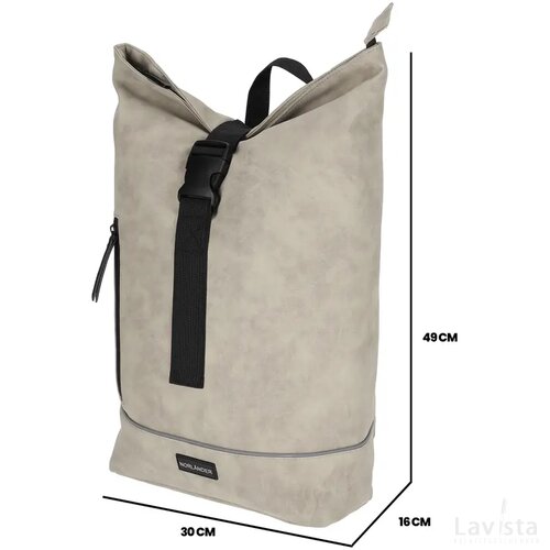 NORLÄNDER Nubuck Urban Rugtas Taupe