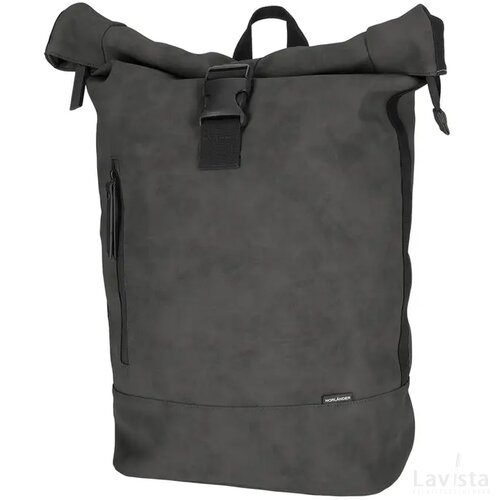 NORLÄNDER Nubuck Rol Rugtas Grijs