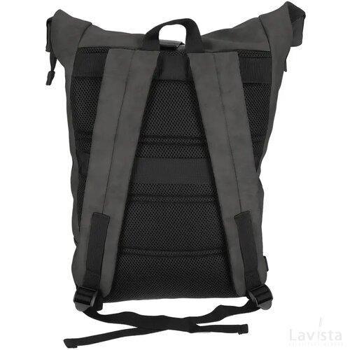 NORLÄNDER Nubuck Rol Rugtas Grijs