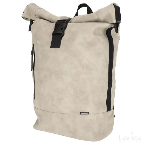NORLÄNDER Nubuck Rol Rugtas Taupe