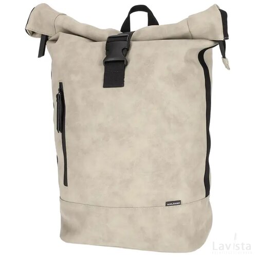 NORLÄNDER Nubuck Rol Rugtas Taupe