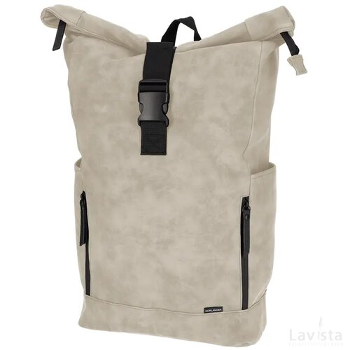 NORLÄNDER Nubuck Fiets Rugtas Taupe