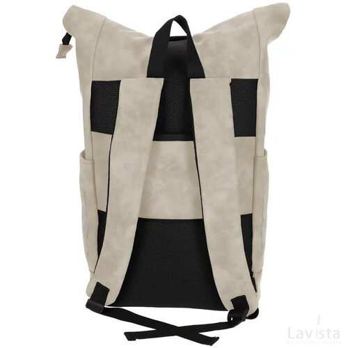 NORLÄNDER Nubuck Fiets Rugtas Taupe