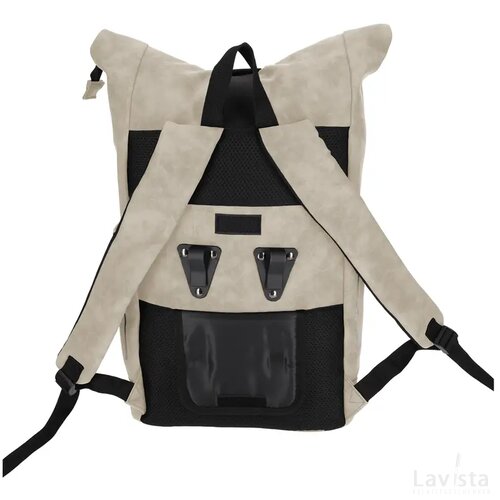 NORLÄNDER Nubuck Fiets Rugtas Taupe