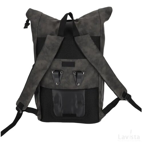 NORLÄNDER Nubuck Fiets Rugtas Grijs