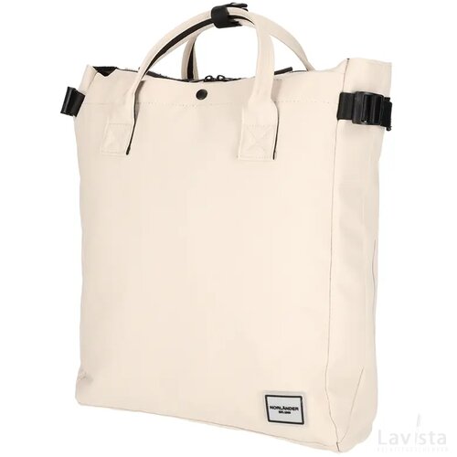 NORLÄNDER Fiets Shopper Rugtas Boston Off-White