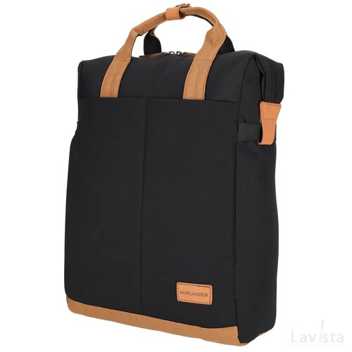 NORLÄNDER Shopper Rugtas Austin Zwart