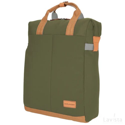 NORLÄNDER Shopper Rugtas Austin Groen