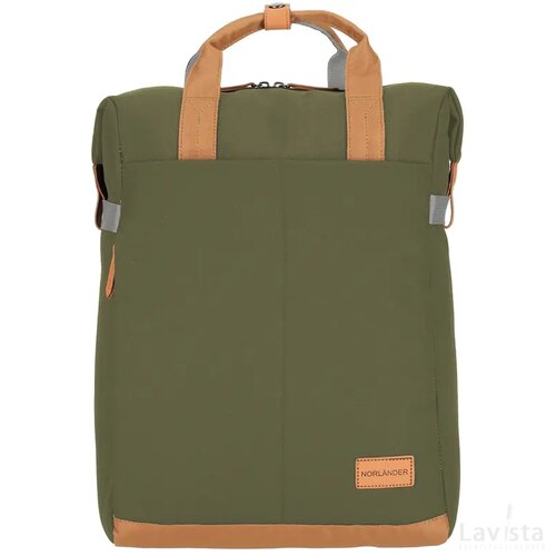 NORLÄNDER Shopper Rugtas Austin Groen