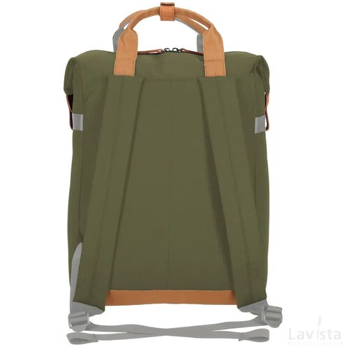 NORLÄNDER Shopper Rugtas Austin Groen