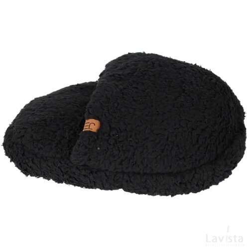 JENS Living Teddy Voetenwarmer Zwart
