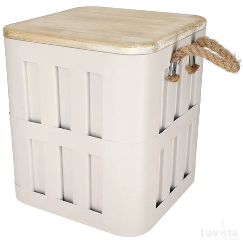 JENS Living Opbergbox Daan Grijs