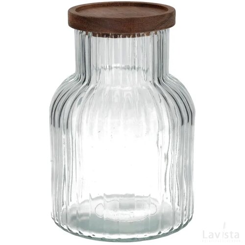 JENS Living Voorraadpot Ribbel Large