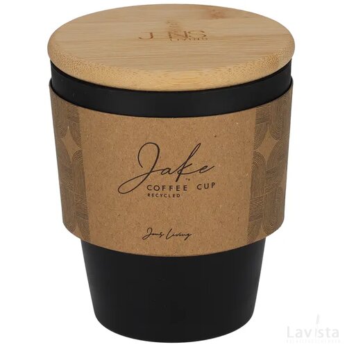 JENS Living Koffiebeker Jake Gerecycled PP Zwart