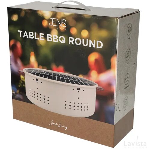 JENS Living Tafel BBQ Rond